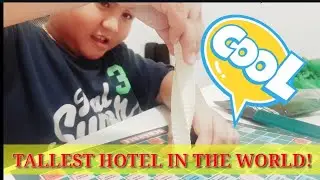 Tallest Hotel in the World (Through Scrabble Tiles!) by: ZH Brothers | Vlog #3