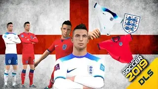 England FIFA 2022 Kit & Logo URL|Odlskits.com|DLS 19|England FIFA Kit|England National Football Team