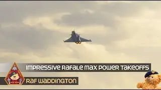 SPECTACULAR AFTERBURNERS RAFALE, F-15SA & F-16 MAX POWER TAKEOFFS DESTROY CAR ALARMS &bull; COBRA WARRIOR
