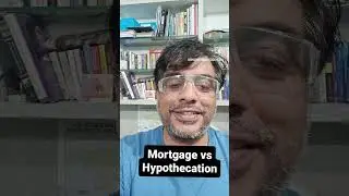 Mortgage vs Hypothecation | what is mortgage | what is hypothecation | banking terms #upsc #shorts