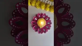 CREATE a Lotus-Inspired Diya Decoration from a WOODEN SPOON!