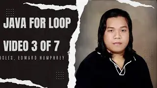 054 - Tagalog Java Programming - For Loop 3 of 7