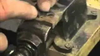 Inlaying diamond shaped wood - Ian Norbury