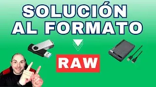How to REPAIR a flash drive, hard drive, etc. in RAW format in a few steps