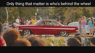 Only thing that matter is who's behind the wheel