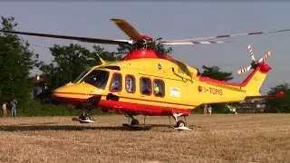 [I-TOMS] Decollo Elisoccorso Como da Arosio (CO) - Italian HEMS.