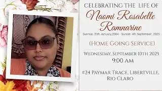 The Funeral Service of Naomi Rosabelle Ramnarine