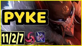 PYKE VS MORGANA - 11/2/7 KDA SUPPORT GAMEPLAY