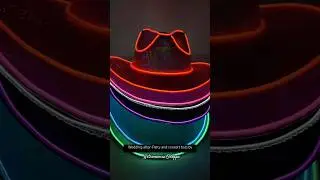 NEW led cowboy hats for wedding theme parties, concerts, shoots delivery all over India #weddingidea