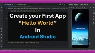 Creating First Application In Android Studio in 2024 - For Beginners