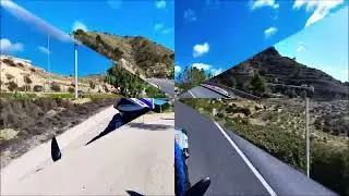 DE RUTA POR LOS ALREDEDORES DE VILLAJOYOSA ALICANTE CON MI BMW 1250 DIA 12-3-2025.