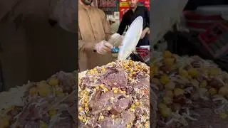 Peshawari Zayqa Chawal🤤❤️ | Street Food #viralvideo #shorts #viralshorts #food #shortsfeed #ytviral