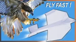 ✈️ How to make a paper airplane. The Swallow. Flies A Lot!  ✈️