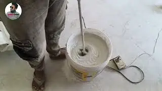 Putty mix prosess and putty apply prosess malwa artist Sameer ✅secen days work 👍#home
