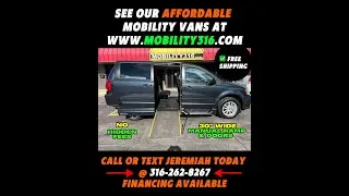 Wheelchair/Mobility van 2014 Dodge Caravan SXT (4042), 136k miles, $23,995 w/ FREE SHIPPING!