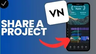 How to share a project in VN video editor?