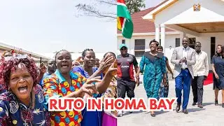 WATCH HOW PRESIDENT RUTO WAS RECEIVED IN HOMA BAY AHEAD OF 2025 DEVOLUTION CONFERENCE!