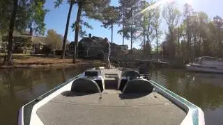 Catching early spring spawning bass