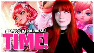 LOL: FUI A TROLL DO MEU TIME PARA MOTIVAR OS ALIADOS A JOGAREM BEM! | Sabrinoca
