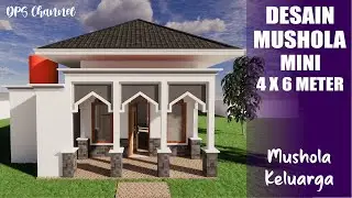 Desain Mushola Mini 4 x 6 Meter - Mushola Keluarga