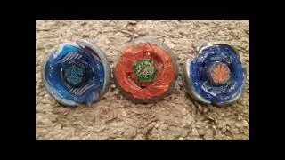 Beyblade Battle: Vulcan Horuseus DF145WB Vs. Bakushin Susanow SW145SD Vs. Spiral Capricorn 100R2F