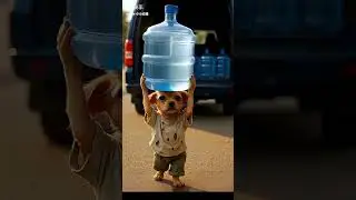 Ai animated sad dog video. #sadstory #ai #animals #wildlife #funny