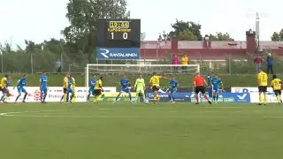 Jaakko Oksanen t&auml;r&auml;ytt&auml;&auml; hurjan kanuunan tolpan kautta sis&auml;&auml;n!