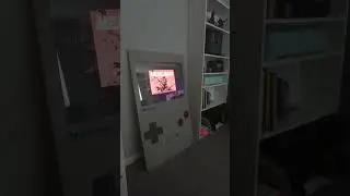 Metal Gear Solid on the giant Game boy! #MetalGearSolid #Gameboy #GiantGameboy #youtubeshorts