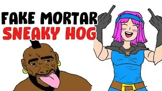 Fake Mortar Deck with Sneaky Hog Rider!