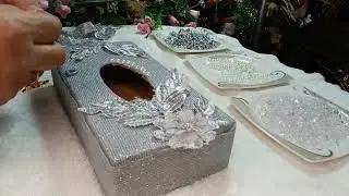 أسهل طريقه لعمل علبة المنديل بالولي ابسط الطرق وأقل التكاليف يلا نشوف مع بعض 