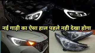 Verna Base To Fully Top Model,, Projector + LED Headlamps Installation In Base Model. ⚡⚡