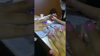 Mom & Daughter get Nails done.