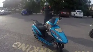 Picking up trippys new $100 bike. towing with daymak pithog max