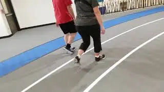 Walking Around the Track at Strathmore Sports Center