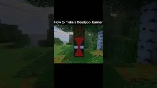 How to make a Deadpool banner in Minecraft