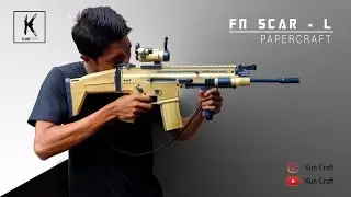 How to make FN SCAR-L Papercraft
