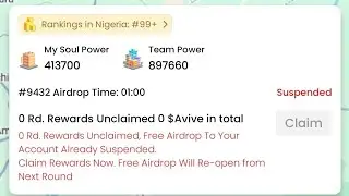 UPDATE ON AVIVE NETWORK -  WHY ACCOUNT SUSPENDED 🥹😭
