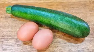 MIX EGG and ZUCCHINI and You'll LOVE It! Super LOW CARB, No Wheat or Frying - Delicious!