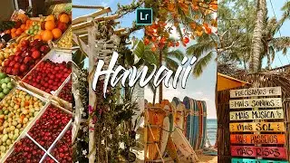 Hawaii Vibes Preset DNG - Tutorial Lightroom Mobile | Free Lightroom Mobile Presets