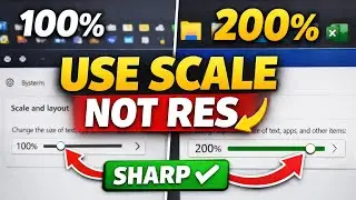 Stop Changing Resolution on 4K Monitors (Do THIS Instead)