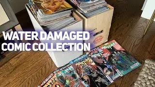 Water damaged comic collection - found for FREE! DC Comics Rebirth!