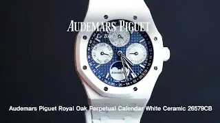 Audemars Piguet Royal Oak Perpetual Calendar White Ceramic 26579CB.OO.1225CB.01 | Eleven Eleven NY