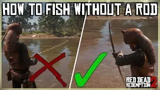 HOW TO CATCH A FISH WITHOUT A ROD - MASTER HUNTER 8 - RED DEAD REDEMPTION 2