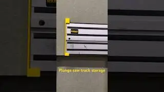 Plunge Saw Track Storage Brackets #shorts #tools