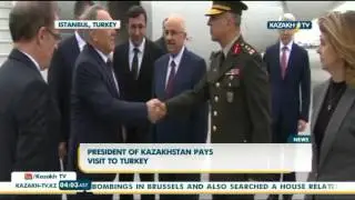 President of Kazakhstan pays visit to Turkey - Kazakh TV