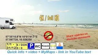 Kjul Strand + Kiosk, Hirtshals 🅿🆓🏊 -55-