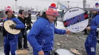 Playing Drums during a Blizzard