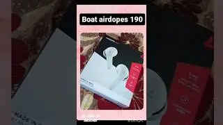 Unboxing New Boat Airdopes 190 || Tech Shopping #boat #earbuds #airdopes190 #unboxing #technology