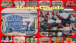 👑🌞🔥🍉🤩 All NEW HomeGoods Summer Spectacular Shop With Me!! Americana Decor and More!! 🤩🍉🔥🌞👑