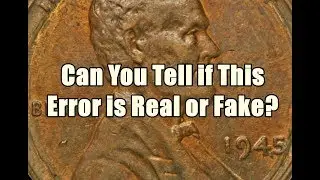Is This Ebay 1945 Lincoln Cent Advertised as a Legit Error?  How to Spot Correct Valuable Coins